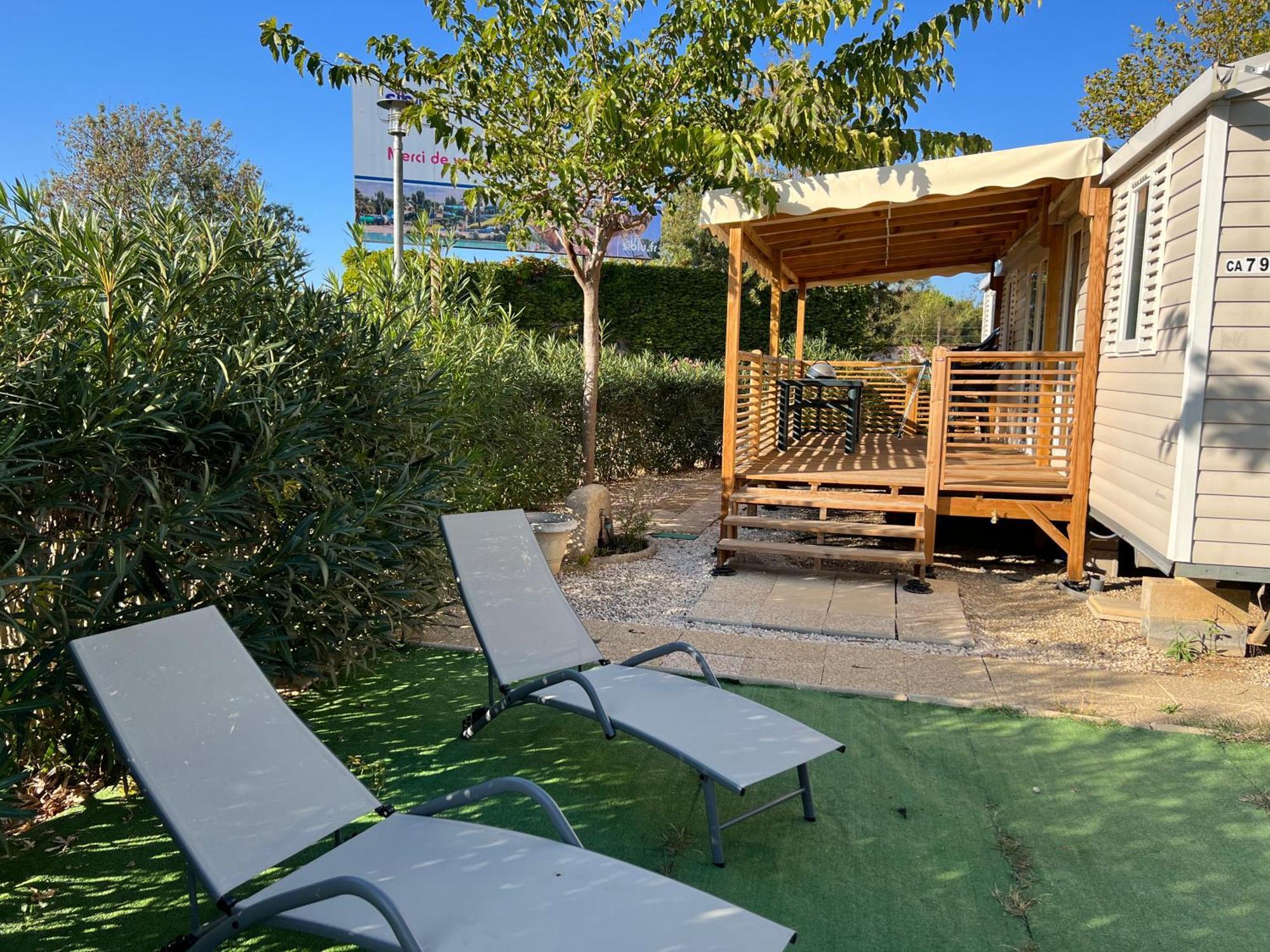 Mobilhome La Carabasse Vias Plage Екстериор снимка