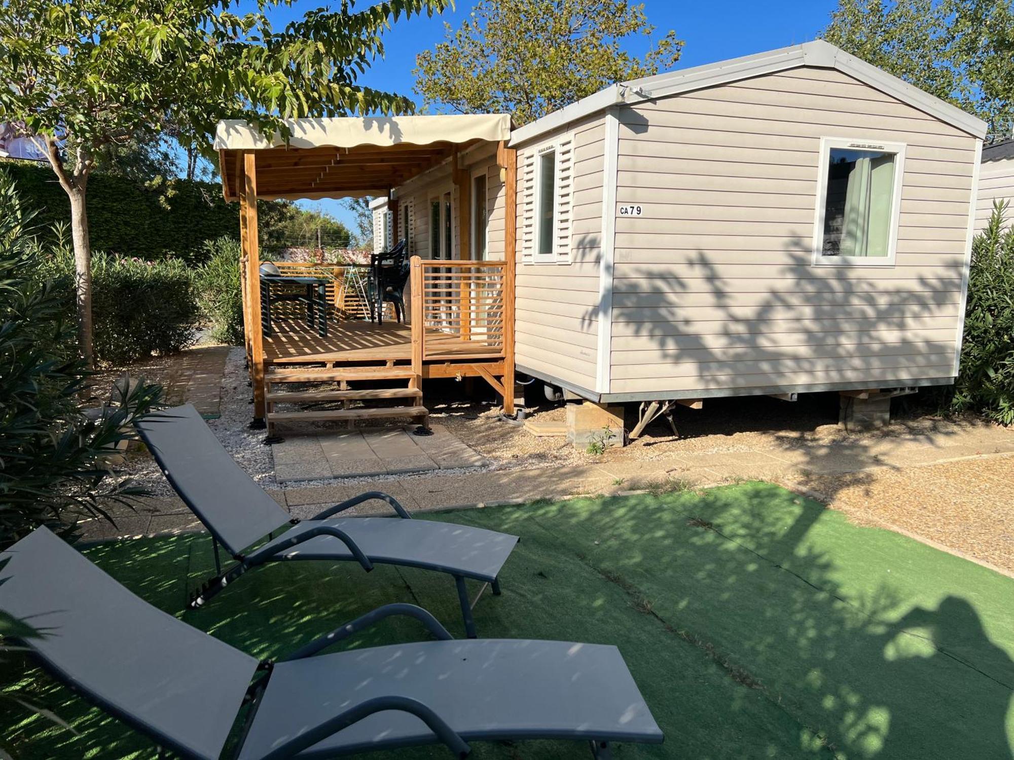 Mobilhome La Carabasse Vias Plage Екстериор снимка